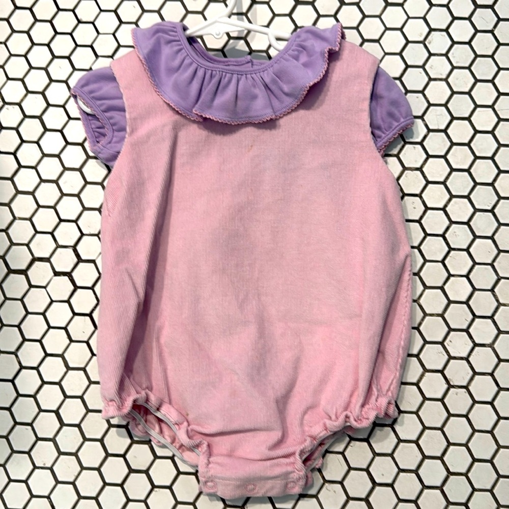 TBBC Pink Corduroy Bubble and Shirt